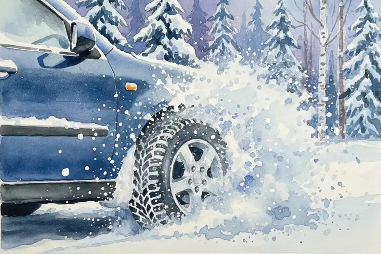 Vinterdekk på bil